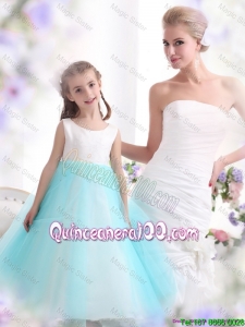 Popular White and Baby Blue Mini Quinceanera Dresses for 2016