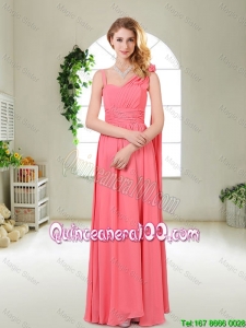 Pretty Luxurious Asymmetrical Dama Dresses in Watermelon Red
