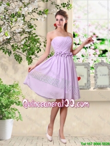 Great Classical A Line Appliques Dama Dresses in Lavender