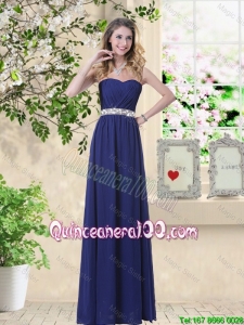 Great Pretty Ruched and Sequined Dama Dresses with Sweetheart