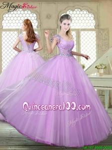 Fall Perfect Ball Gown Scoop Quinceanera Gowns with Appliques