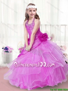 New Arrivals Hand Made Flowers Little Girl Pageant Dresses