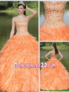 Exquisite Beading and Ruffles Layered Quinceanera Gowns