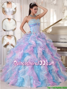 New Style Ball Gown Sweetheart Floor Length Quinceanera Dresses