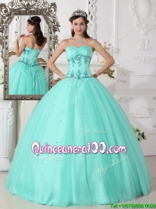 Romantic Green Ball Gown Sweetheart Quinceanera Dresses