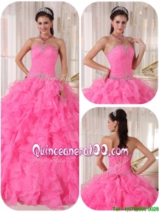 Perfect Ball Gown Strapless Sweet 16 Gowns with Beading