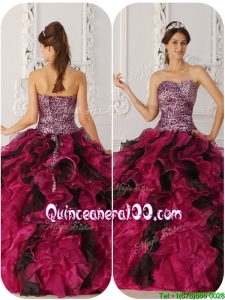 2016 Traditional Ball Gown Floor Length Quinceanera Dresses in Multi Color