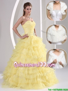 Unique Beading and Appliques Sweetheart Quinceanera Dresses