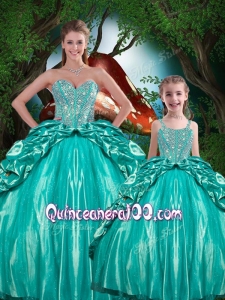 Pretty Ball Gown Sweetheart Beading Macthing Sister Dresses