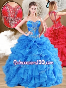 New Arrivals Ball Gown Sweet 16 Gowns with Beading and Ruffles