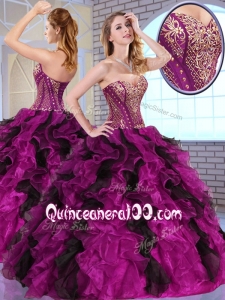 2016 Top Selling Ball Gown Sweet 16 Dresses with Appliques and Ruffles