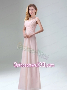 Beautiful Chiffon Dama Dress in Light Pink for 2015
