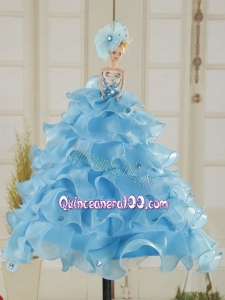 Cute Baby Blue Barbie Doll Dress in 2015