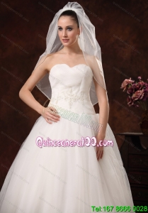 Cheap Drop Tulle Bridal Veils For Wedding