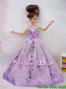 Fashionable Ball Gown Party Clothes Barbie Doll Dress