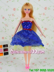 The Most Amazing Royal Blue Dress with Tulle Made to Fit the Barbie Doll