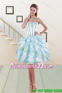Sweetheart Prom Gown with Embroidery and Ruffles