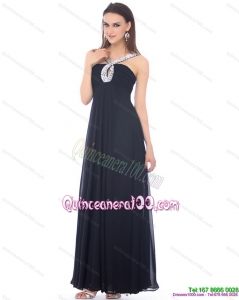 2015 Cheap Black Dama Dresses with Beading
