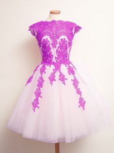 Stylish Mini Length A-line Sleeveless Multi-color Dama Dress Lace Up
