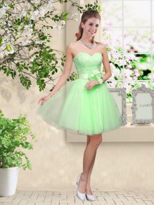 Court Dresses for Sweet 16 Prom and Party with Lace and Belt Sweetheart Sleeveless Lace Up