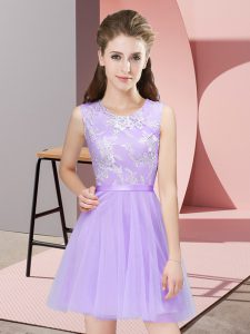 Artistic Sleeveless Lace Side Zipper Quinceanera Court Dresses