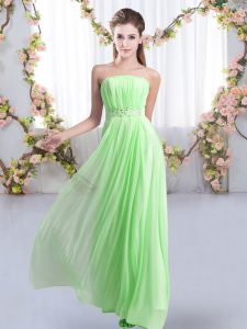 Pretty Sleeveless Beading Lace Up Court Dresses for Sweet 16