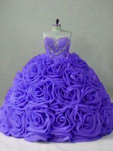 Excellent Lavender Quinceanera Dresses Sweetheart Sleeveless Brush Train Lace Up