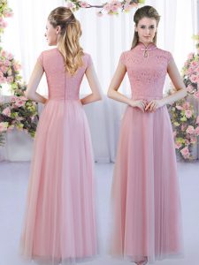 Cap Sleeves Lace Zipper Court Dresses for Sweet 16