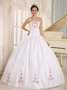 Two-toned Sweetheart Ruffles Dresses Quinceanera with Appliques