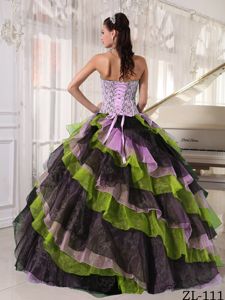 Low Price Ruffled Multi-color Sweet 16 Dresses for Wholesale