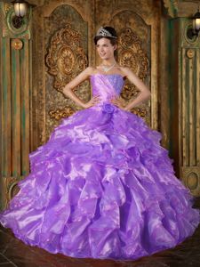 Wholesale Multi-tiered Beaded Purple Sweet Sixteen Dress Online