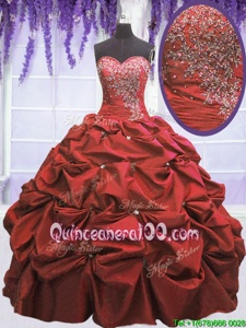 Modest Sleeveless Lace Up Floor Length Beading and Pick Ups Quinceanera Dresses
