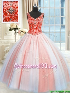 Cheap Floor Length Lace Up Quinceanera Gown Multi-color and In forMilitary Ball and Sweet 16 and Quinceanera withBeading and Sequins