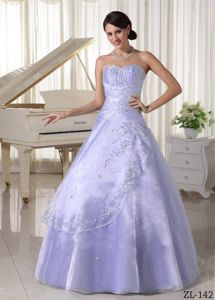 Princess Sweetheart Lilac Quinceanera Dress for Girls Sweet 15