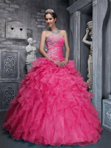 Ball Gown Quinceanera Dresses with Layered Ruffles and Appliques