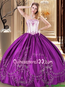 On Sale Sleeveless Embroidery Lace Up Sweet 16 Dresses